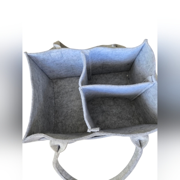 Gray Felt Tote Organizer - Picture 5 of 8